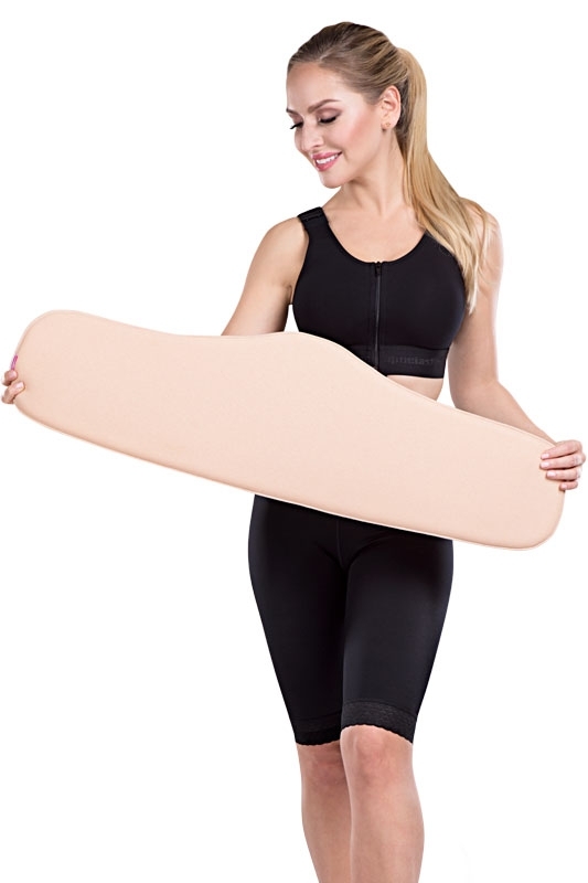 Inserción de lipoespuma de compresión abdominal y flancos unisex (cojín) KPad - LIPOELASTIC