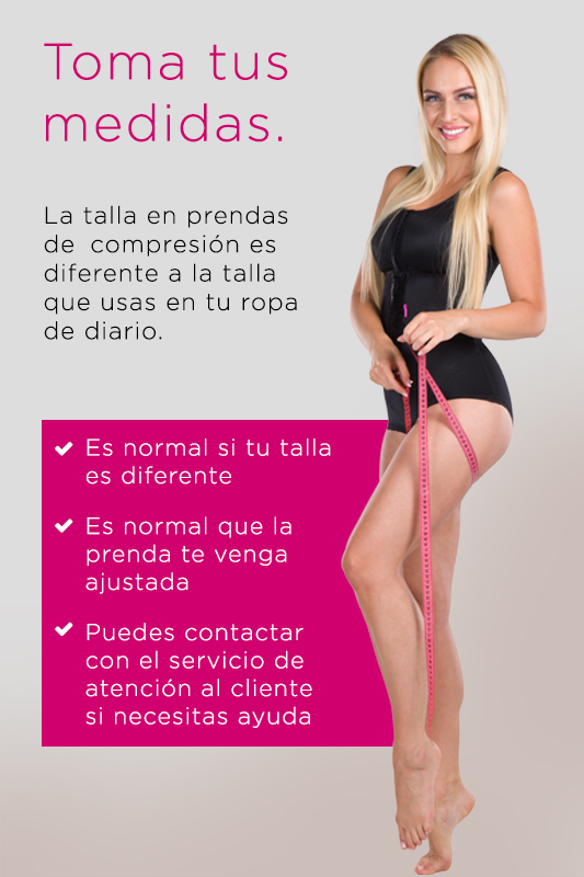 32 cm - Faja abdominal postoperatoria para mujer